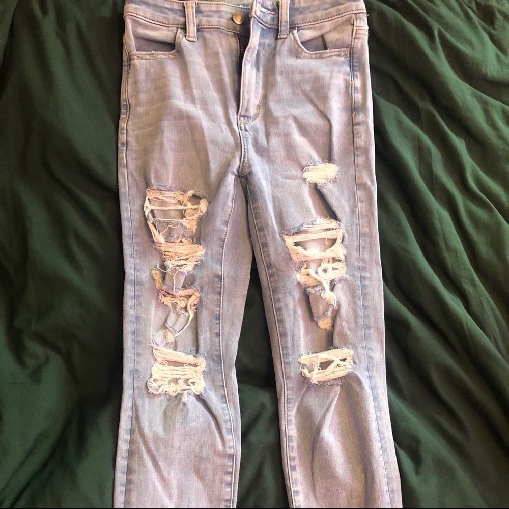 American Eagle Ripped Skinny Jeans